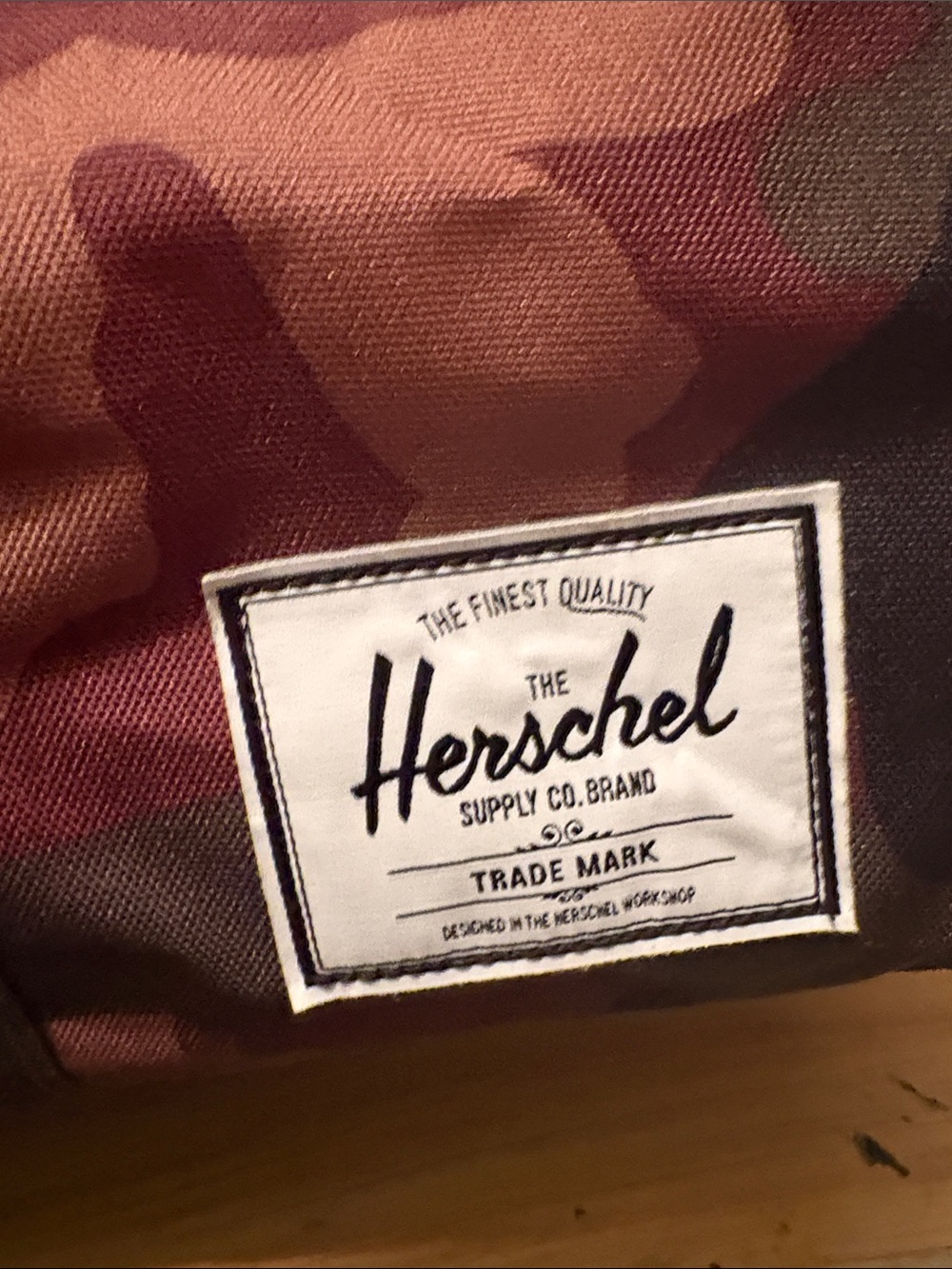 Herschel Supply Company Woodland Camo Tote - Brown/Green - Picture 3 of 7